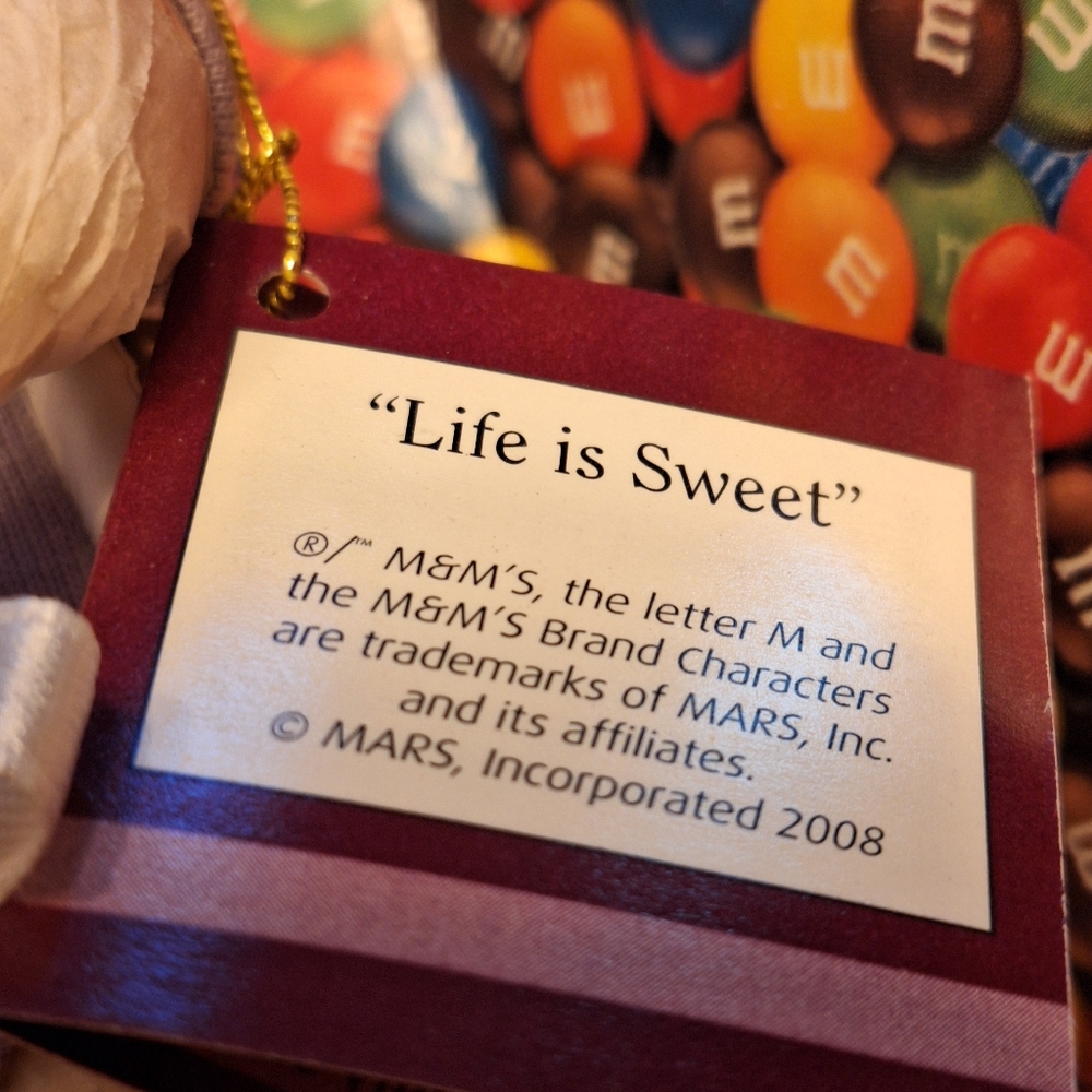 🎁NWT Collectors Edition M&M "Life Is Sweet" Doll - Picture 3 of 3